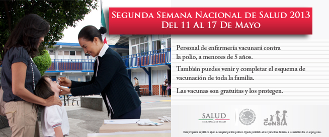 Segunda Semana Nacional de Salud 2013